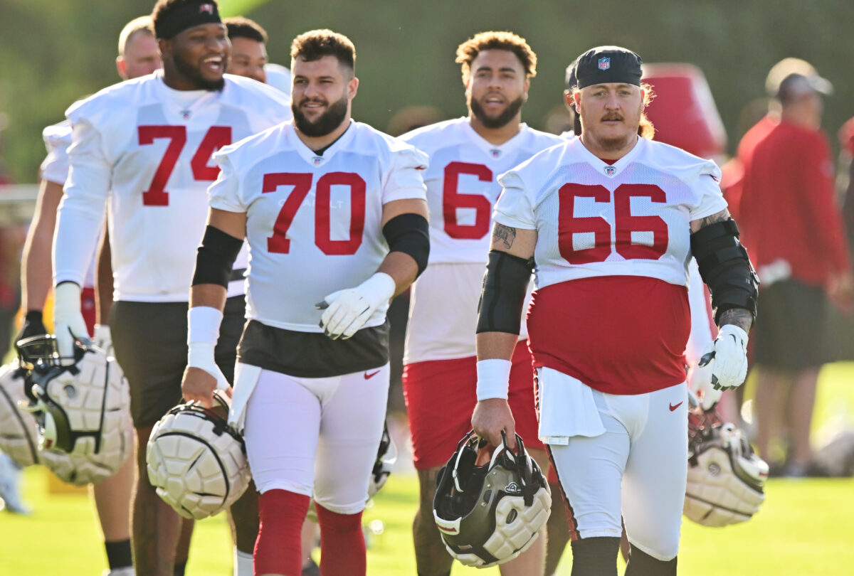 Ryan Jensen is back, but who starts at left guard for the Bucs on Monday night?