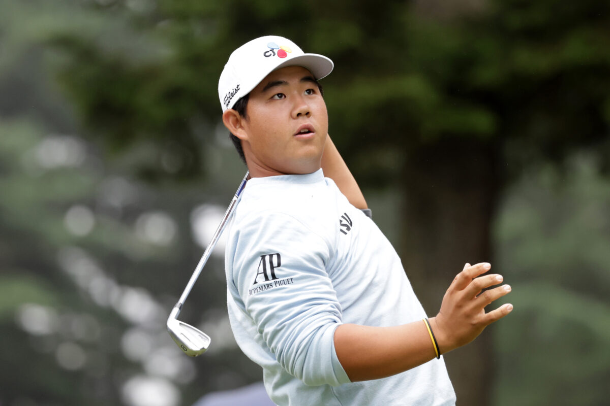 Tom Kim opens up on his first encounter with Tiger Woods — and his growing notoriety