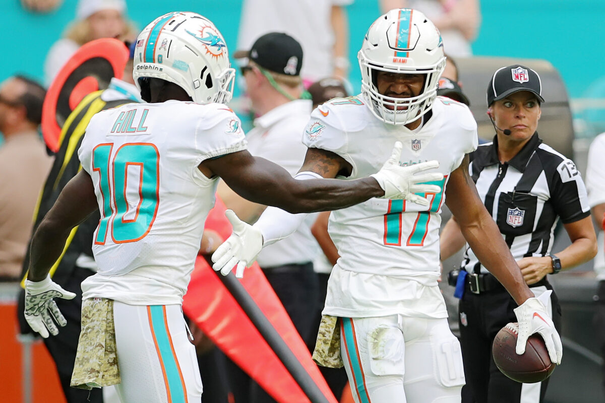 Grading the Dolphins wide receivers after their 2022 season