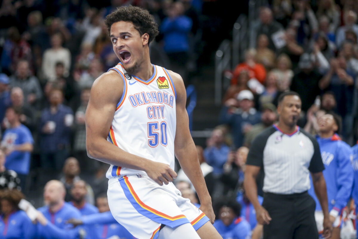 Jeremiah Robinson-Earl assigned to G League’s OKC Blue as he is closer to returning from ankle sprain