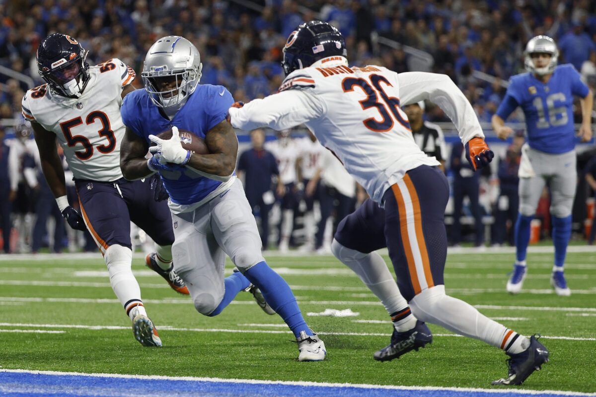 Lions set Ford Field single-game rushing mark in Week 17 win over the Bears