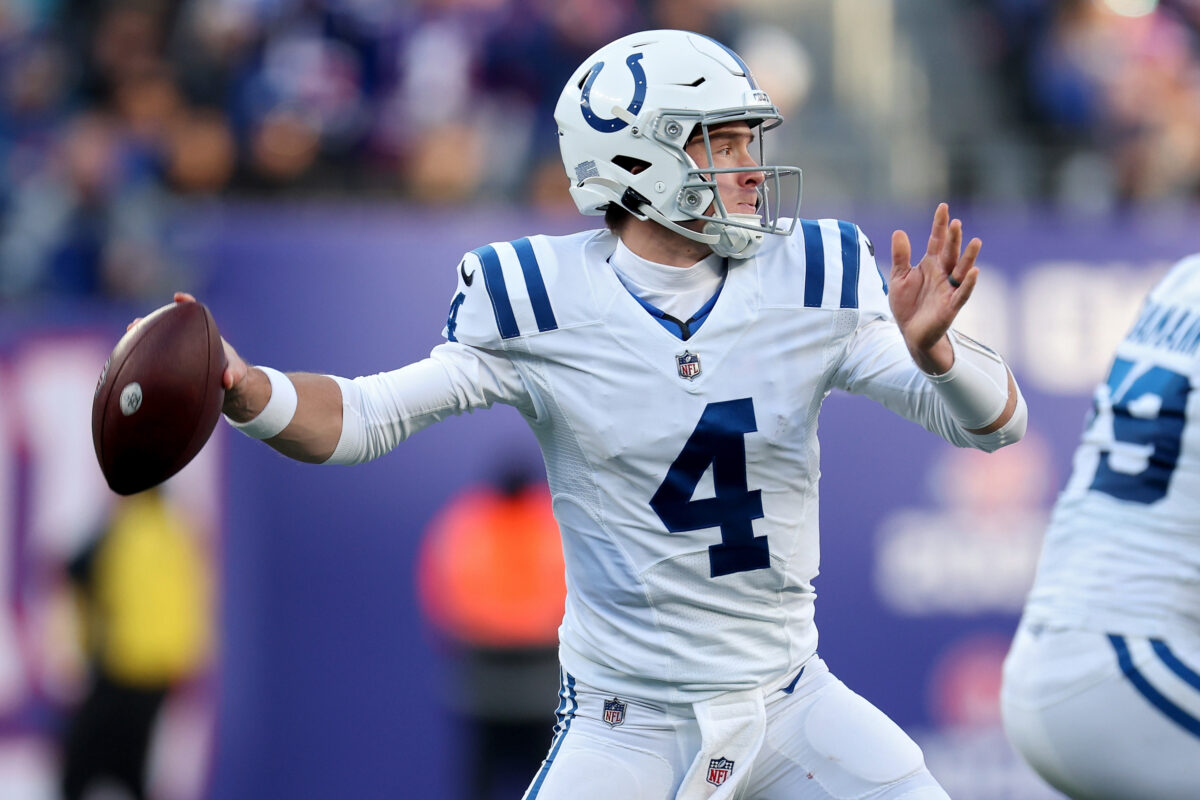 Colts’ Sam Ehlinger to start vs. Texans in finale