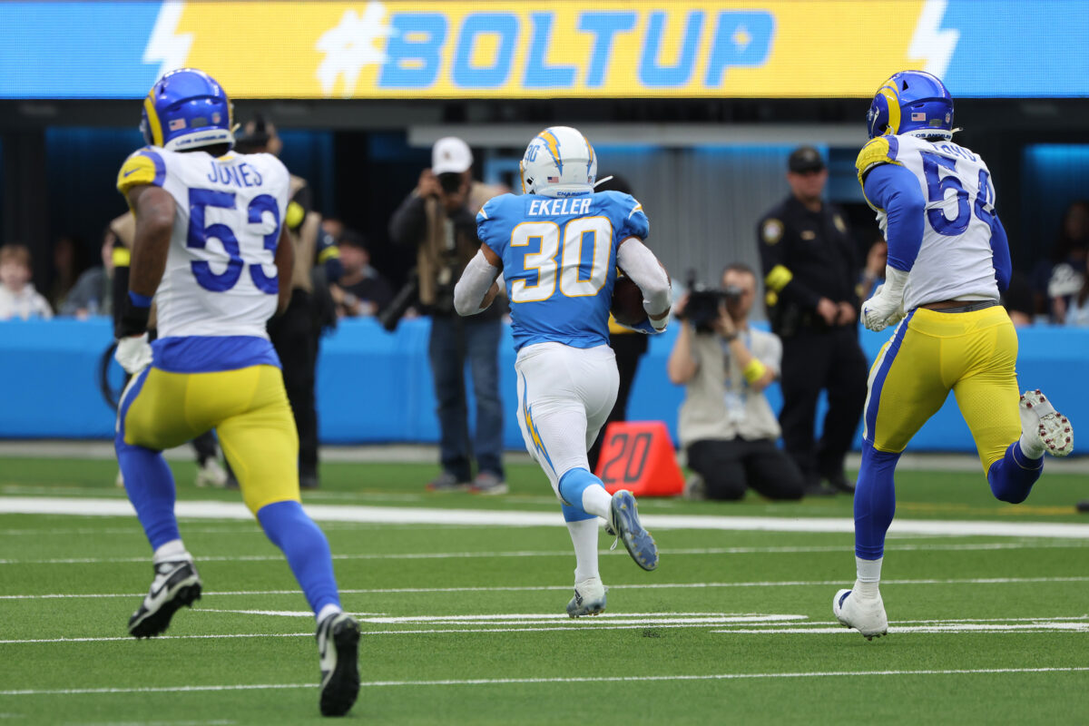 Chargers’ running game gets rolling at right time
