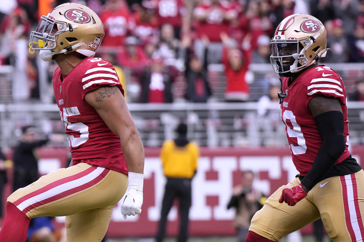 Brock Purdy’s Houdini act leads to 49ers TD