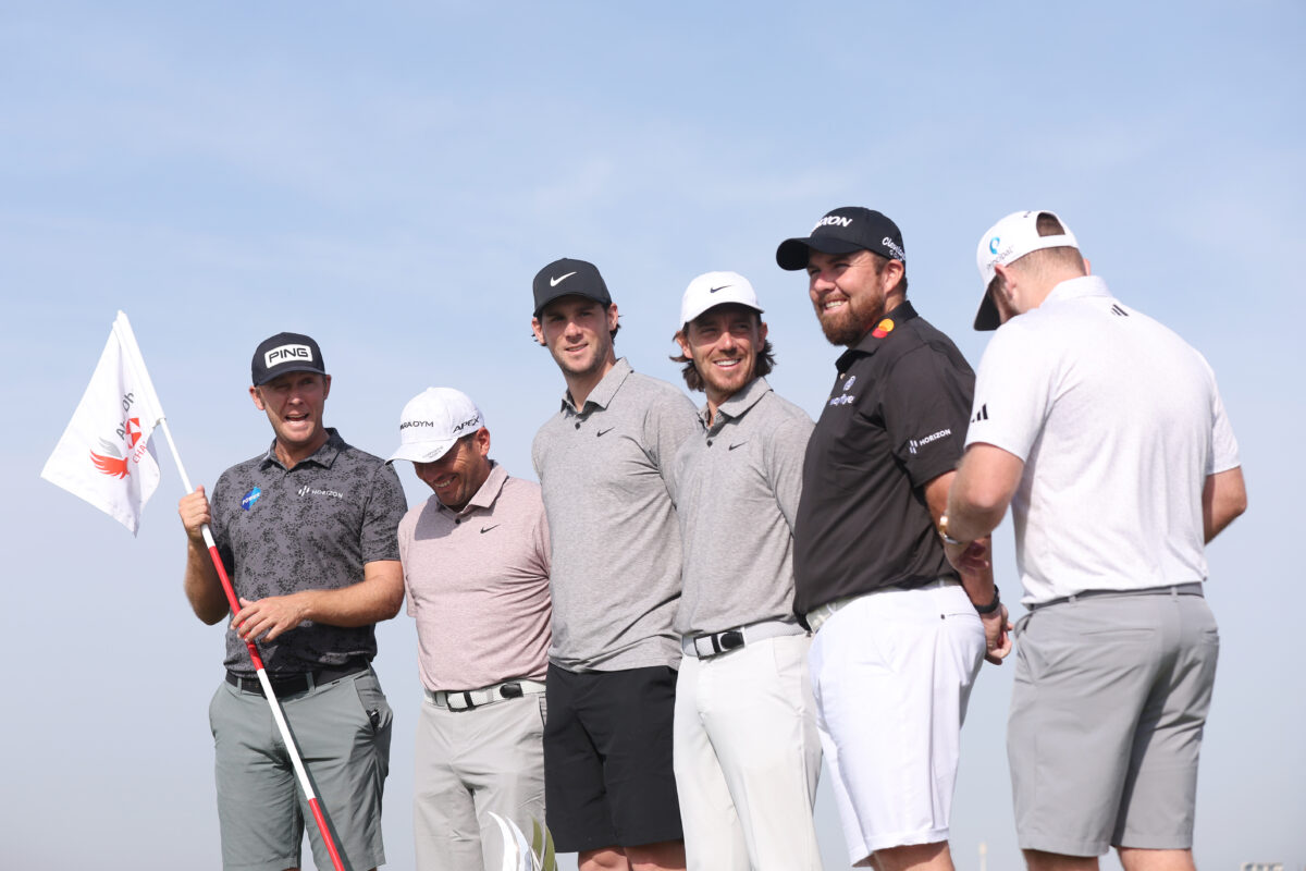 Watch: This DP World Tour re-creation of American Psycho featuring Tyrrell Hatton, Shane Lowry and more stars is top-tier content