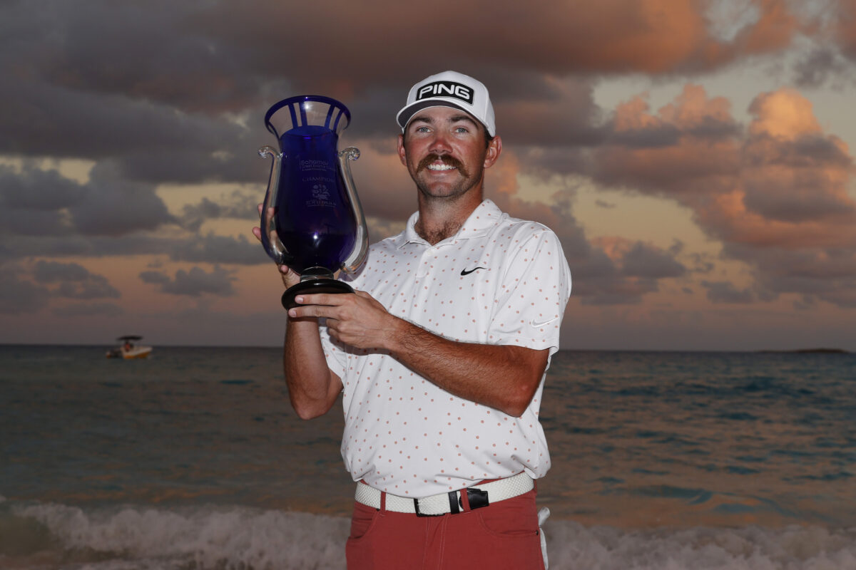 Chandler Phillips fights off nerves for first Korn Ferry Tour win at 2023 season opener in the Bahamas