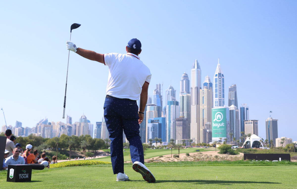 Patrick Reed defends ruling after his ball got stuck in a tree in Dubai