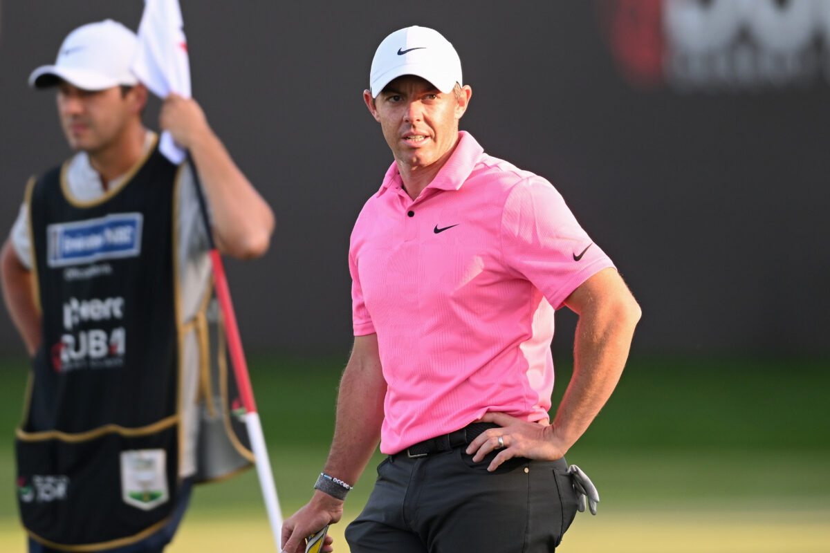 Rory McIlroy has chance to accomplish a career first as Dubai event goes to Monday finish