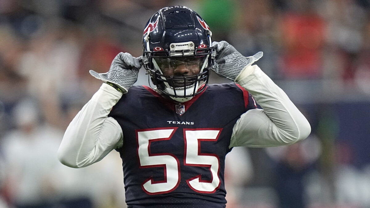 Jerry Hughes says Texans players have a group chat talking about coaching candidates