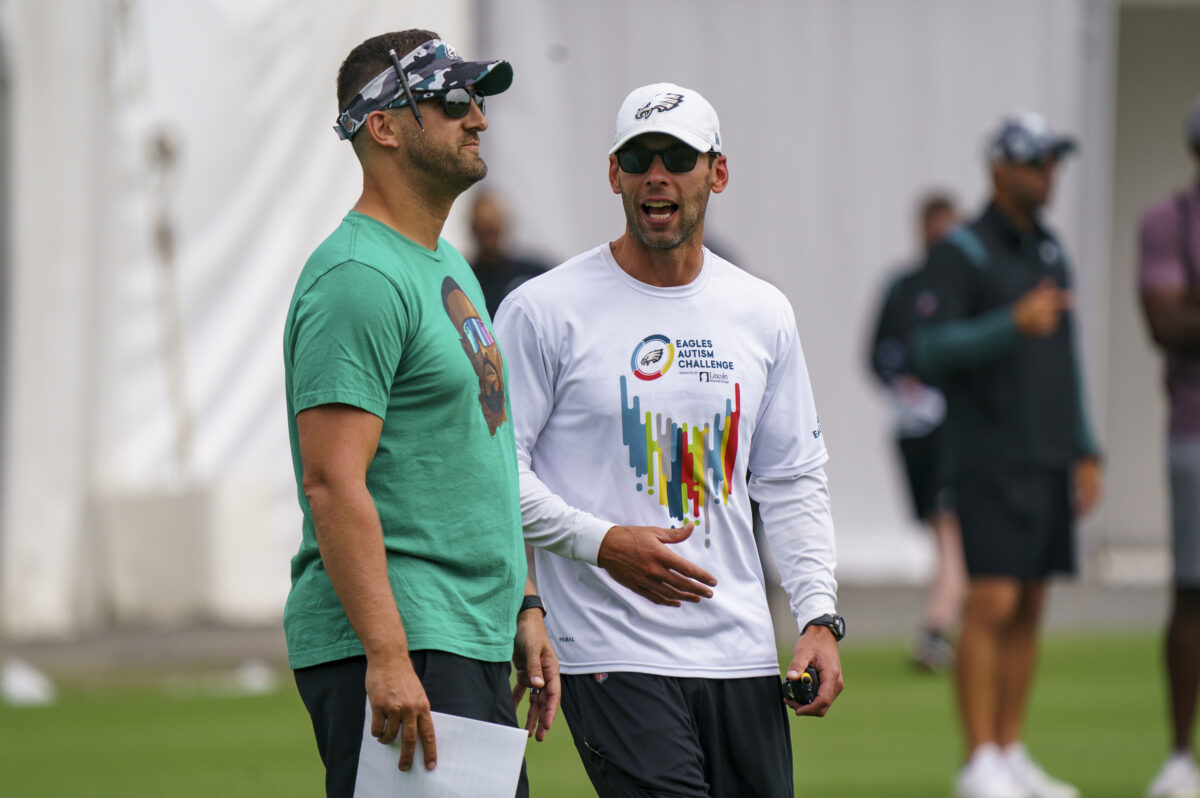 Eagles head coach Nick Sirianni is fed up with DC Jonathan Gannon’s detractors