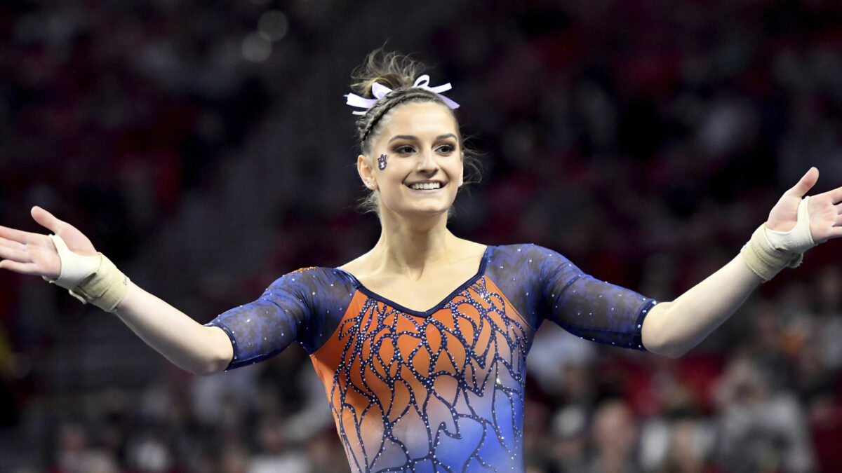 Auburn Gymnastics tops NC State in top 25 clash