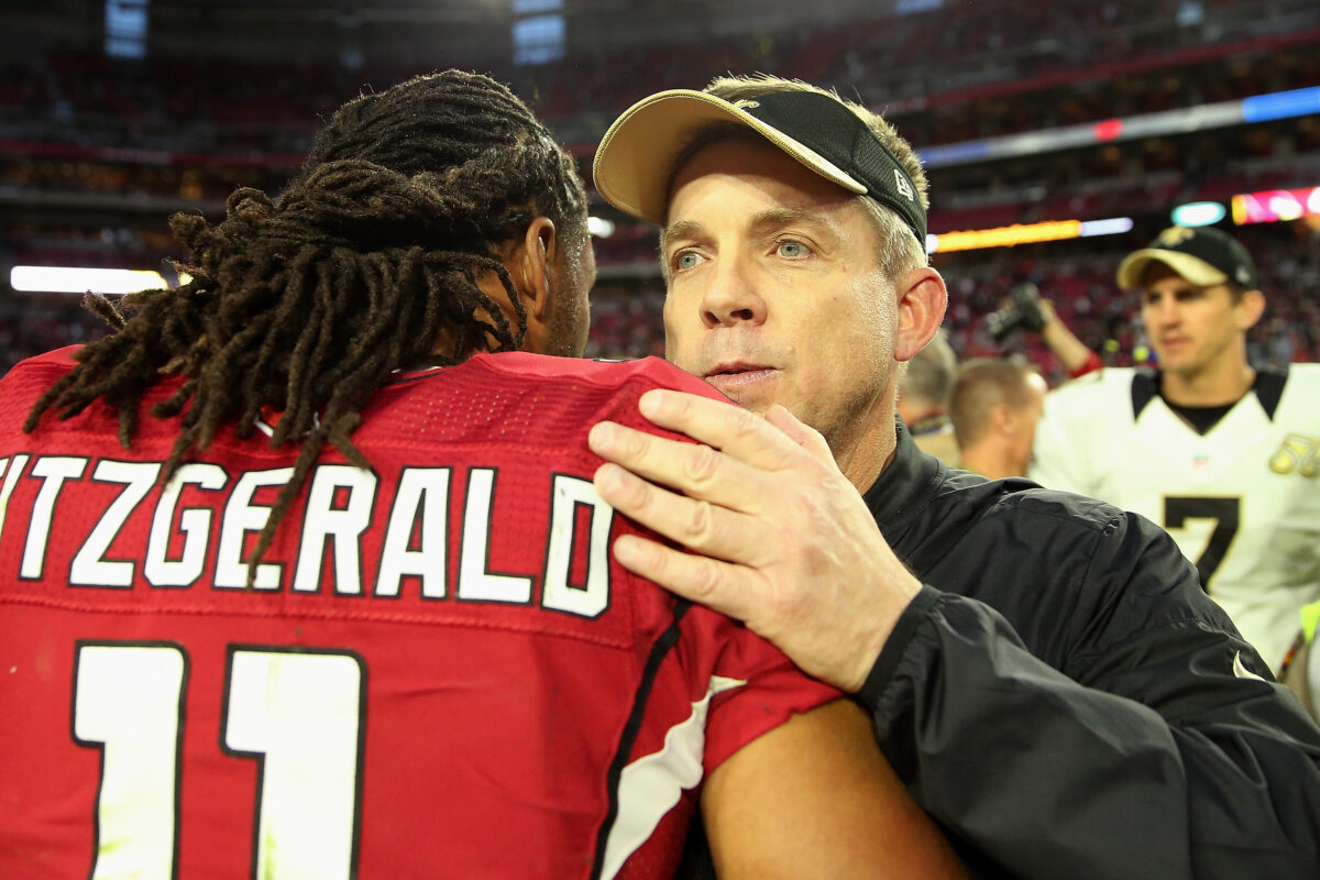 Larry Fitzgerald stumps for his Cardinals to hire Sean Payton