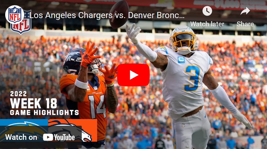 WATCH: Highlights from the Broncos’ 31-28 win over Chargers