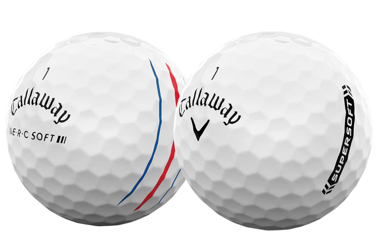 Callaway ERC Soft, Supersoft golf balls (2023)