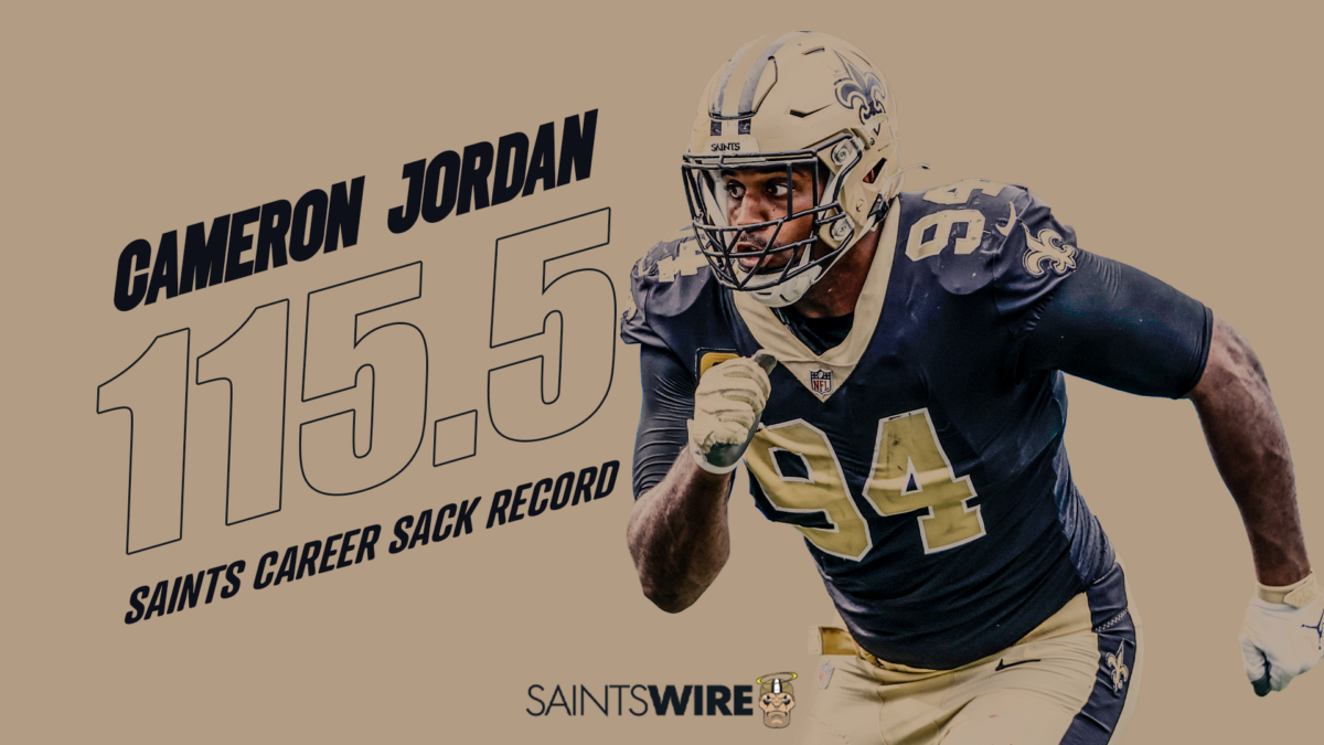 Cameron Jordan breaks the Saints’ all-time sack record with big game vs. Eagles