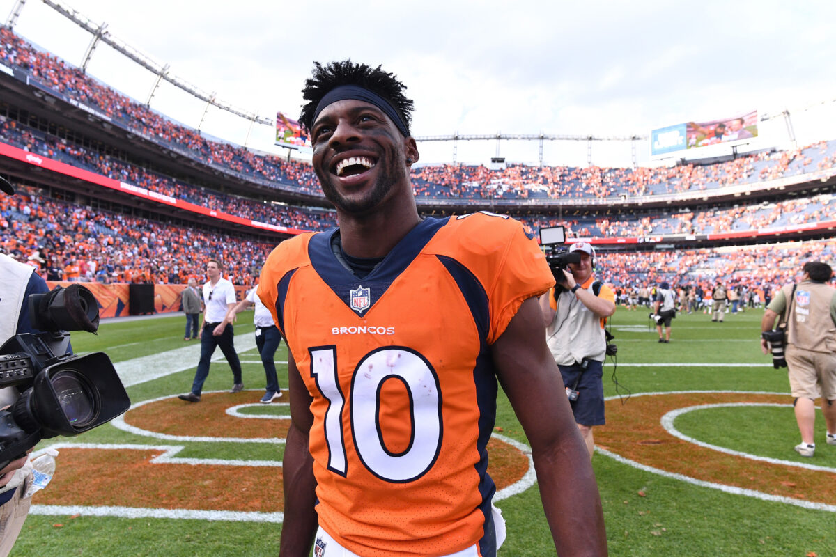 Emmanuel Sanders hopes Russell Wilson carries strong 2022 finish into 2023