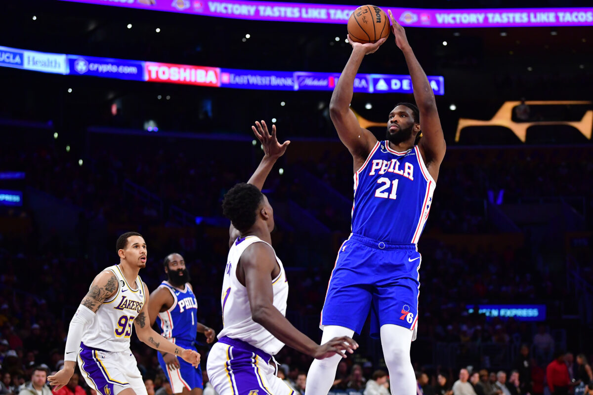 Hakeem Olajuwon questions why Sixers’ Joel Embiid settles for 3-pointers