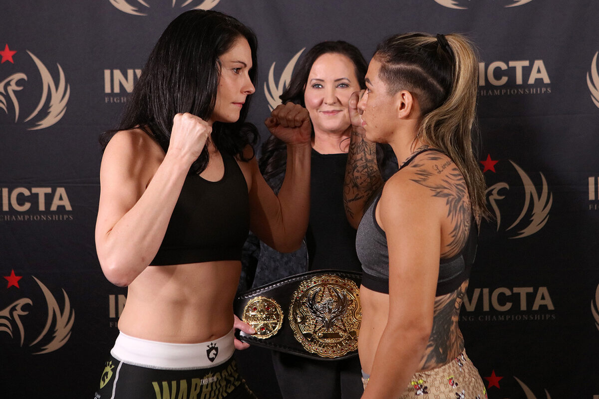Photos: Invicta FC 51 official weigh-ins and faceoffs
