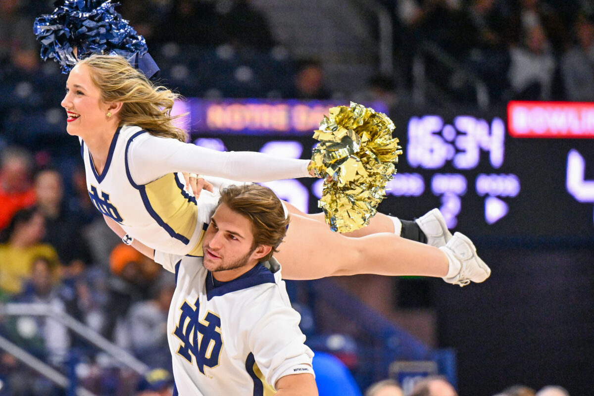 Notre Dame cheerleading accomplishes program first
