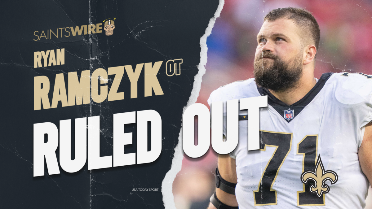 Ryan Ramczyk (hip) ruled out with injury for the rest of Saints vs. Eagles
