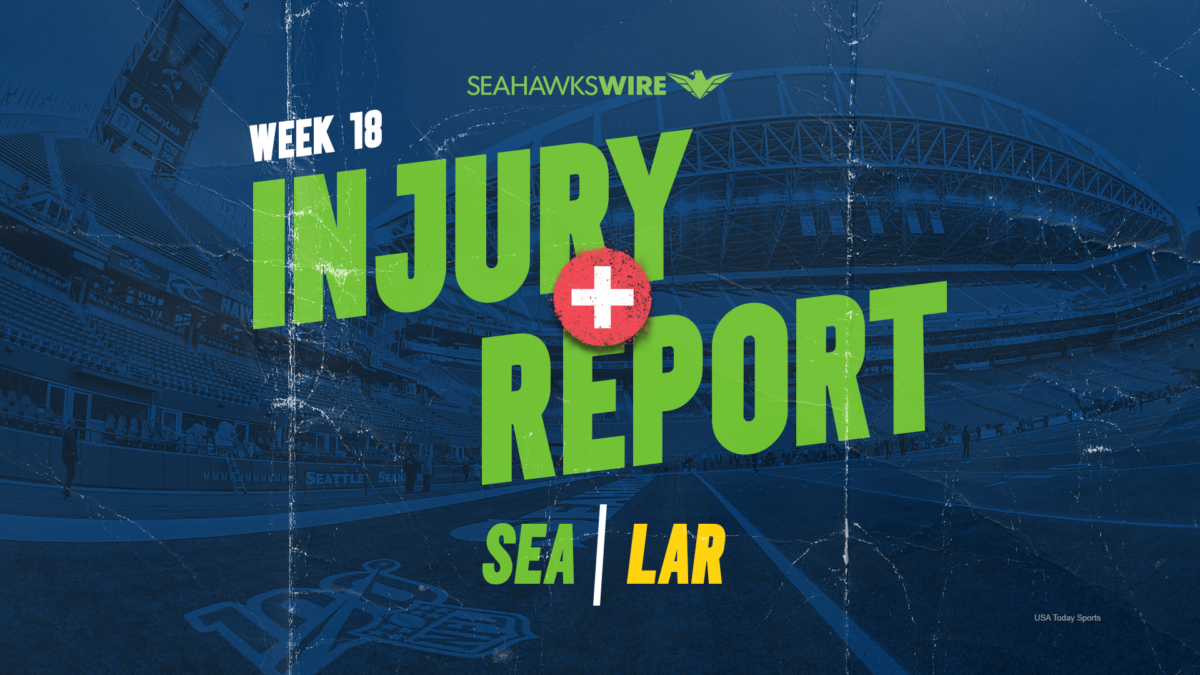 Seahawks Week 18 injury report: 10 players sit out Wednesday practice