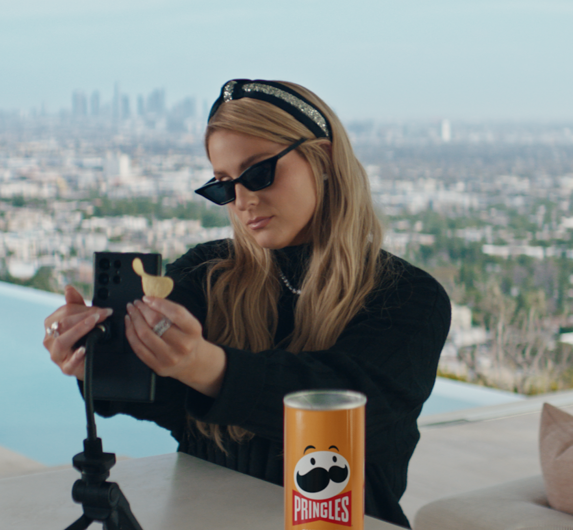 Pringles teases award-winning talent Meghan Trainor in Super Bowl commercial teaser