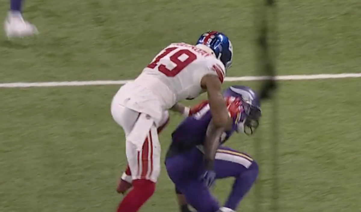 Kenny Golladay served up a beautiful pancake block to help spark Giants’ game-winning TD drive