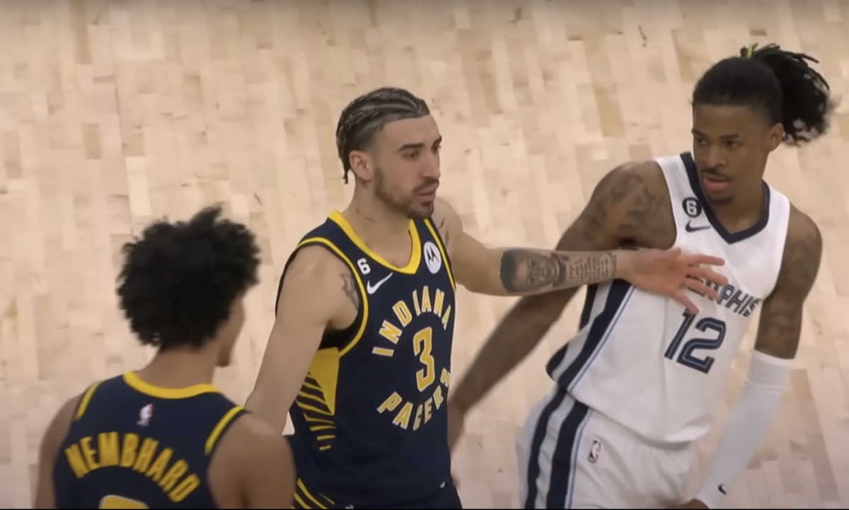 Ja Morant said rookie Andrew Nembhard ‘told my pops to shut up’ before scuffle in Grizzlies-Pacers