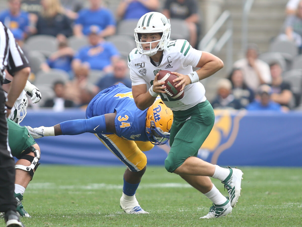 Browns tryout former Ohio QB Nathan Rourke, two others