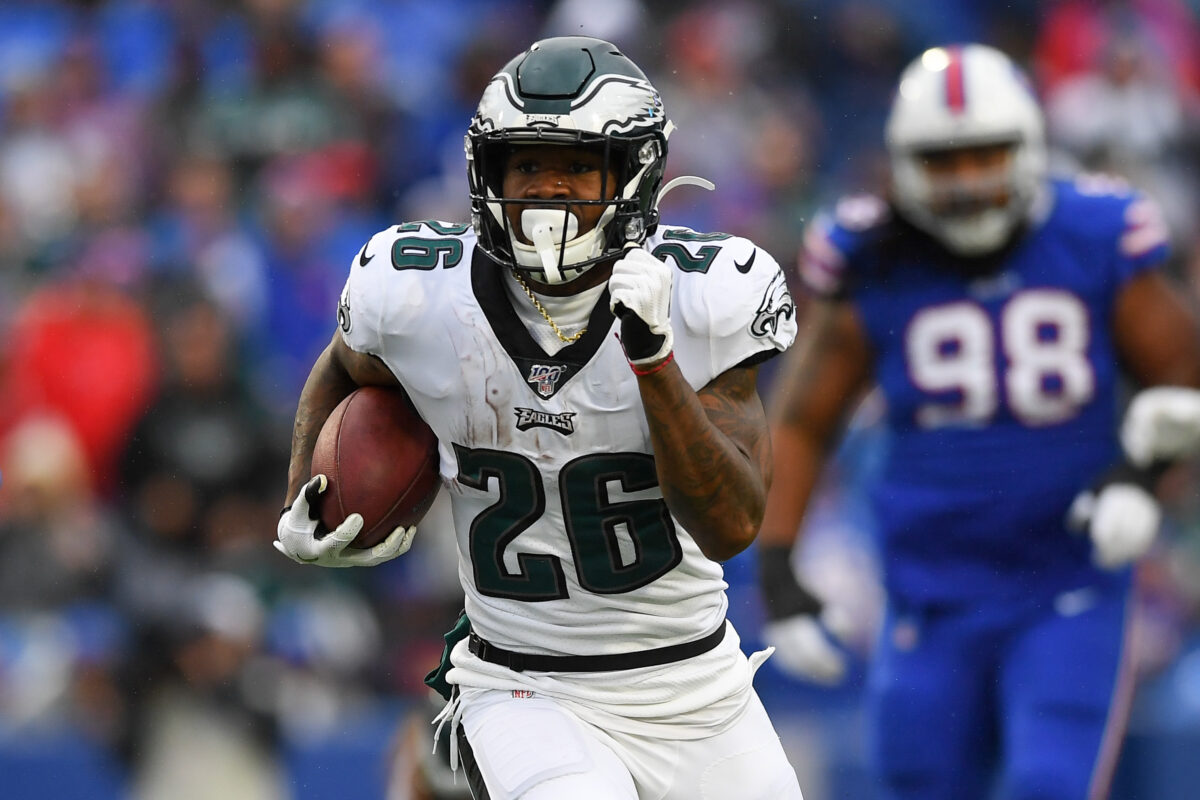 Eagles’ RB Miles Sanders talks about the recovery of his close friend Damar Hamlin