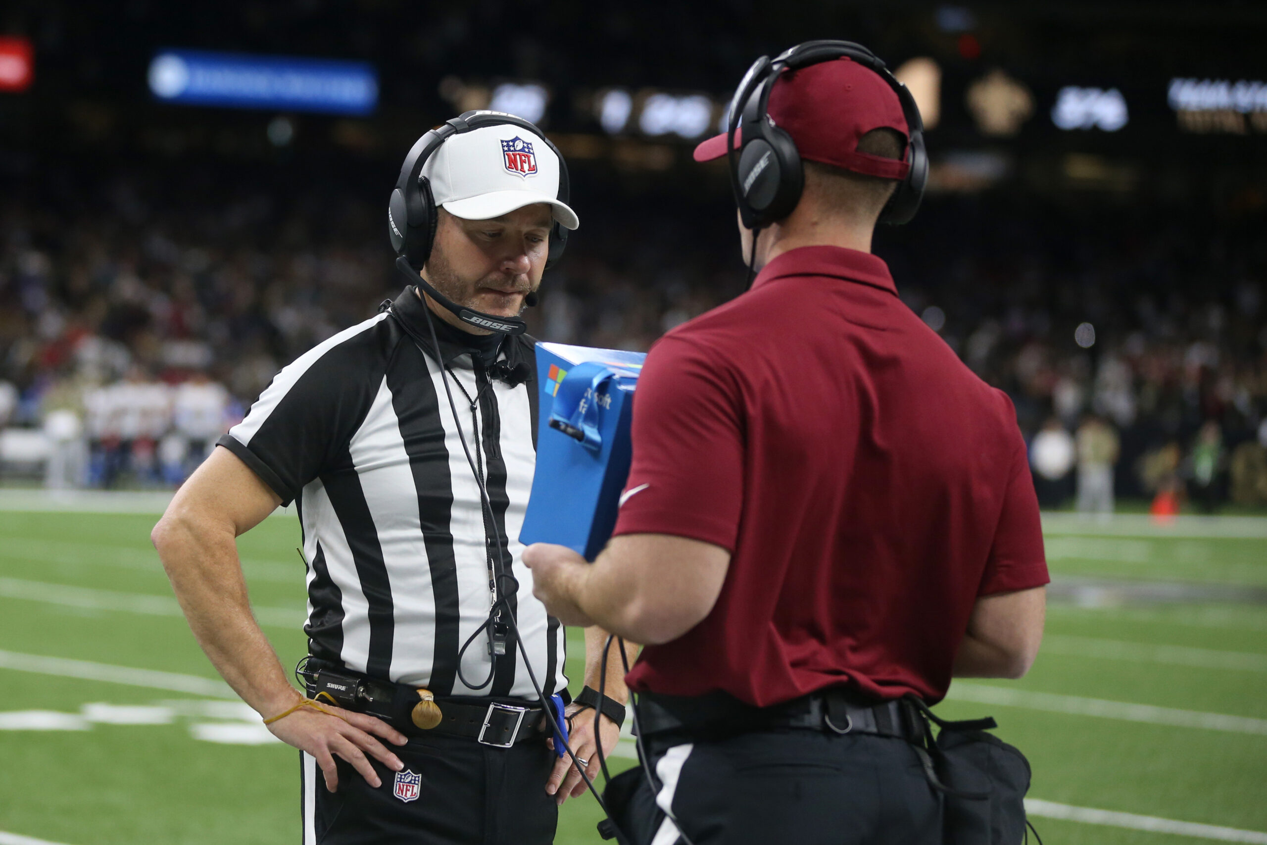 NFL’s most flag-happy crew to officiate Week 18’s Saints-Panthers game