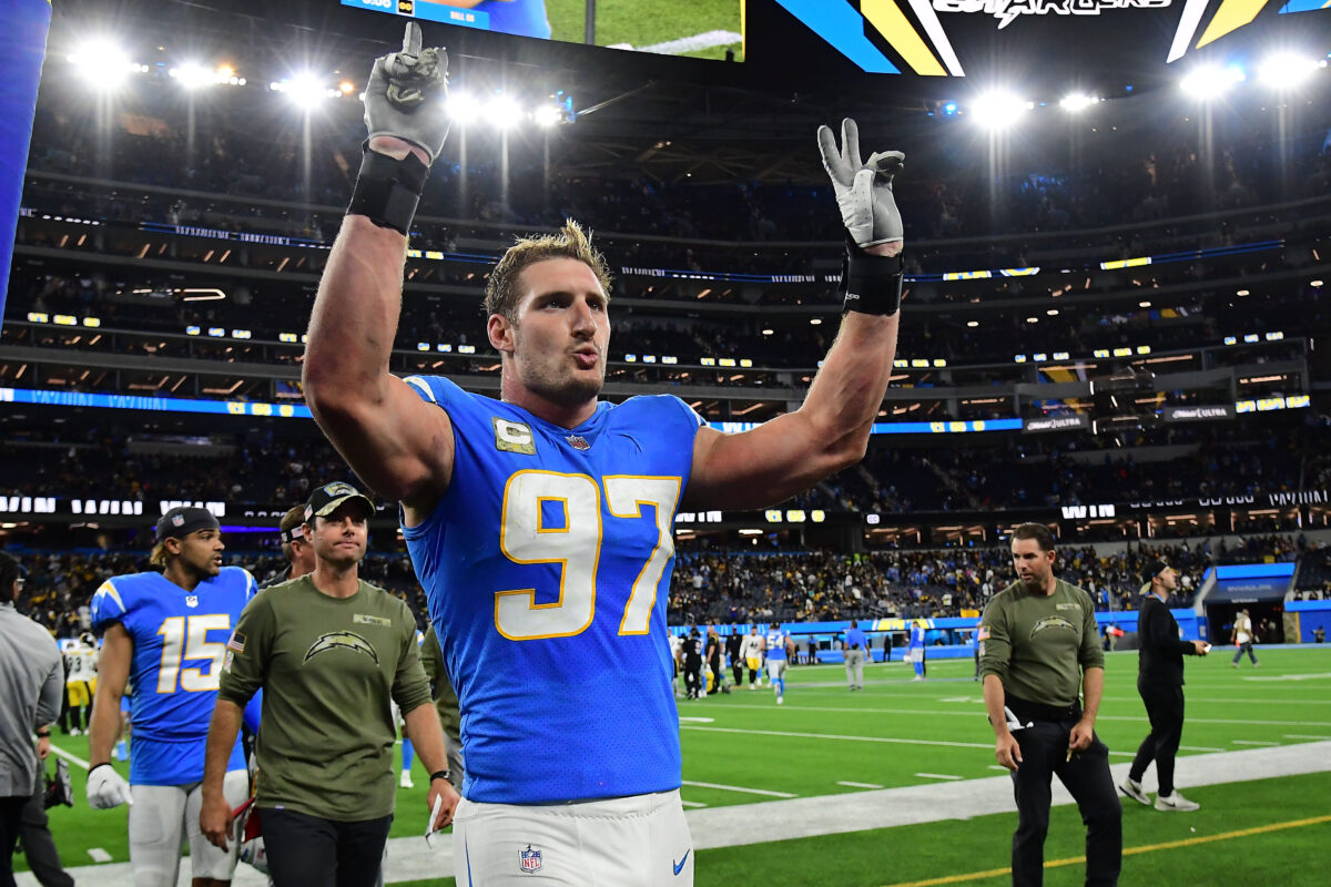 Joey Bosa delivered an expletive-filled rant about referees after Chargers loss to Jaguars