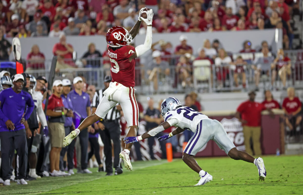 How does Oklahoma replace lost receiving production from 2022?