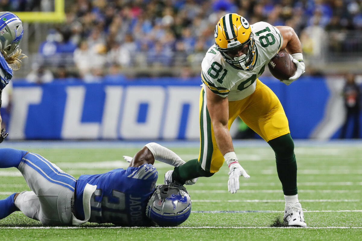 Packers add TE Josiah Deguara to Week 18 injury report with new calf injury