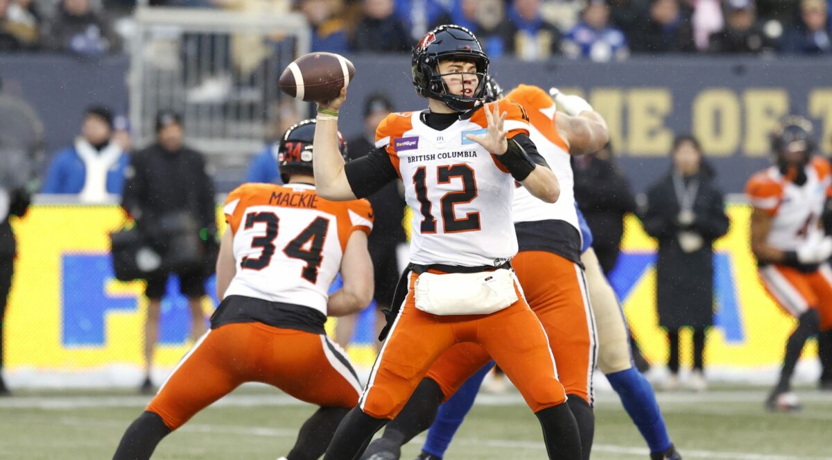 Chiefs to host BC Lions QB Nathan Rourke for tryout