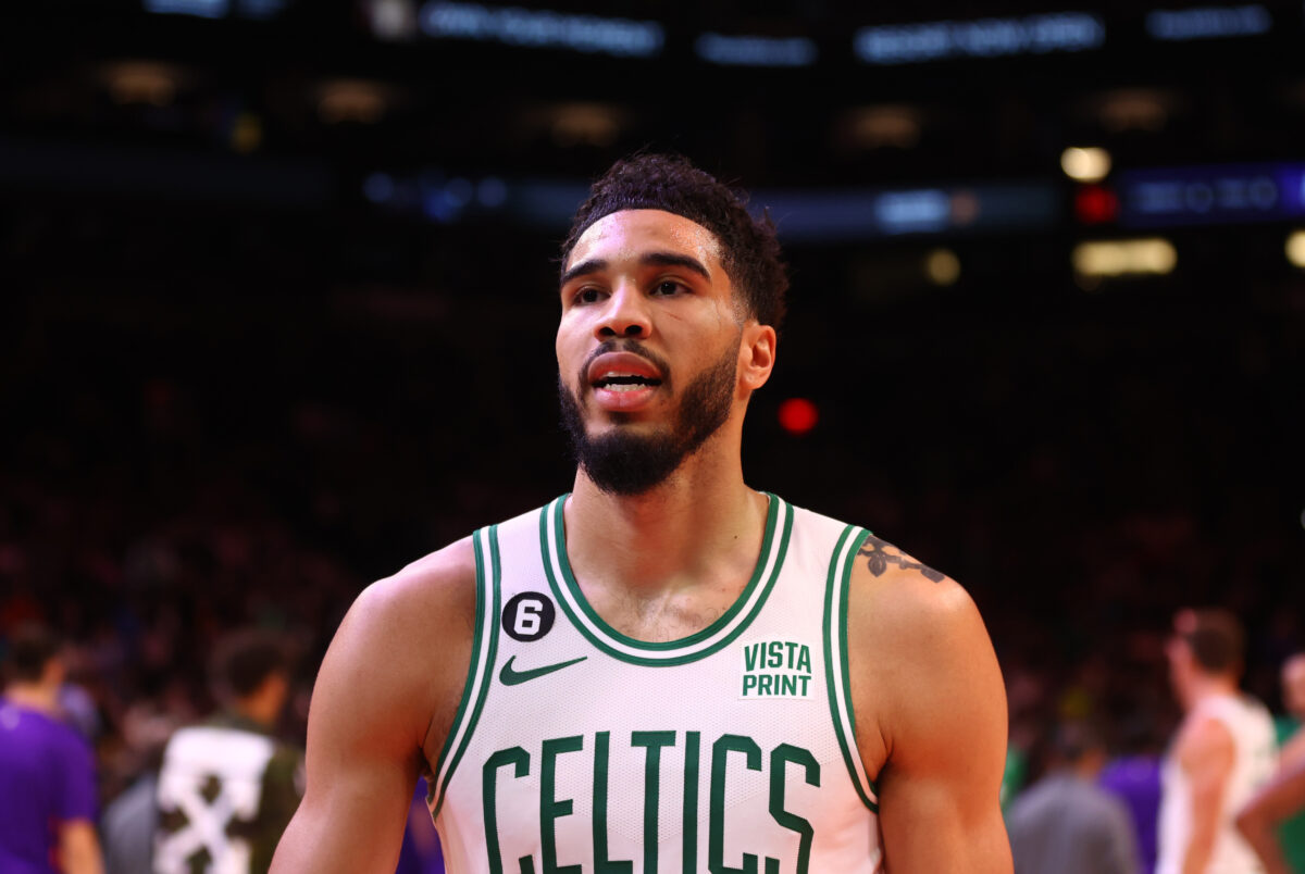Boston Celtics star Jayson Tatum judges if The Professor’s trick shots are NBA legal