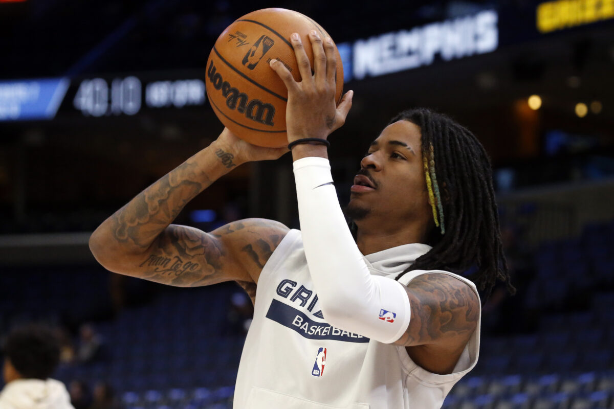 Ja Morant pulled up to watch Grizzlies rookies, Hustle in G League