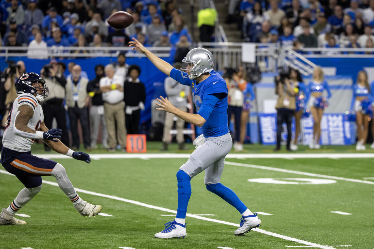 Lions players had some interesting Next Gen Stats highlights vs. the Bears