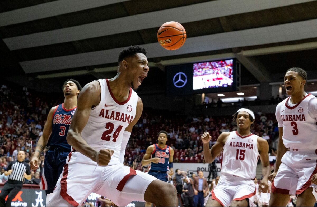 Alabama falls just short of No. 1 spot in latest MBB USA TODAY Sports Coaches Poll