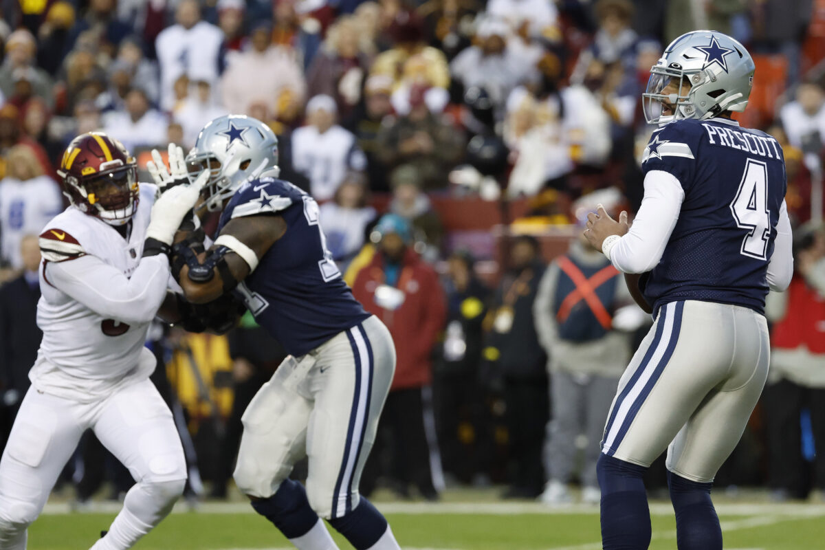 Dak Prescott absolutely insisted on throwing pick-six vs. Commanders