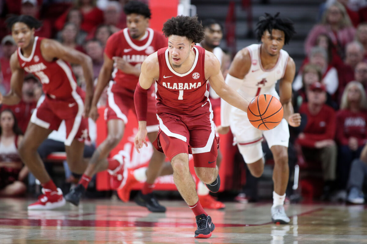 Alabama MBB still No. 1 seed in projected NCAA March madness brackets