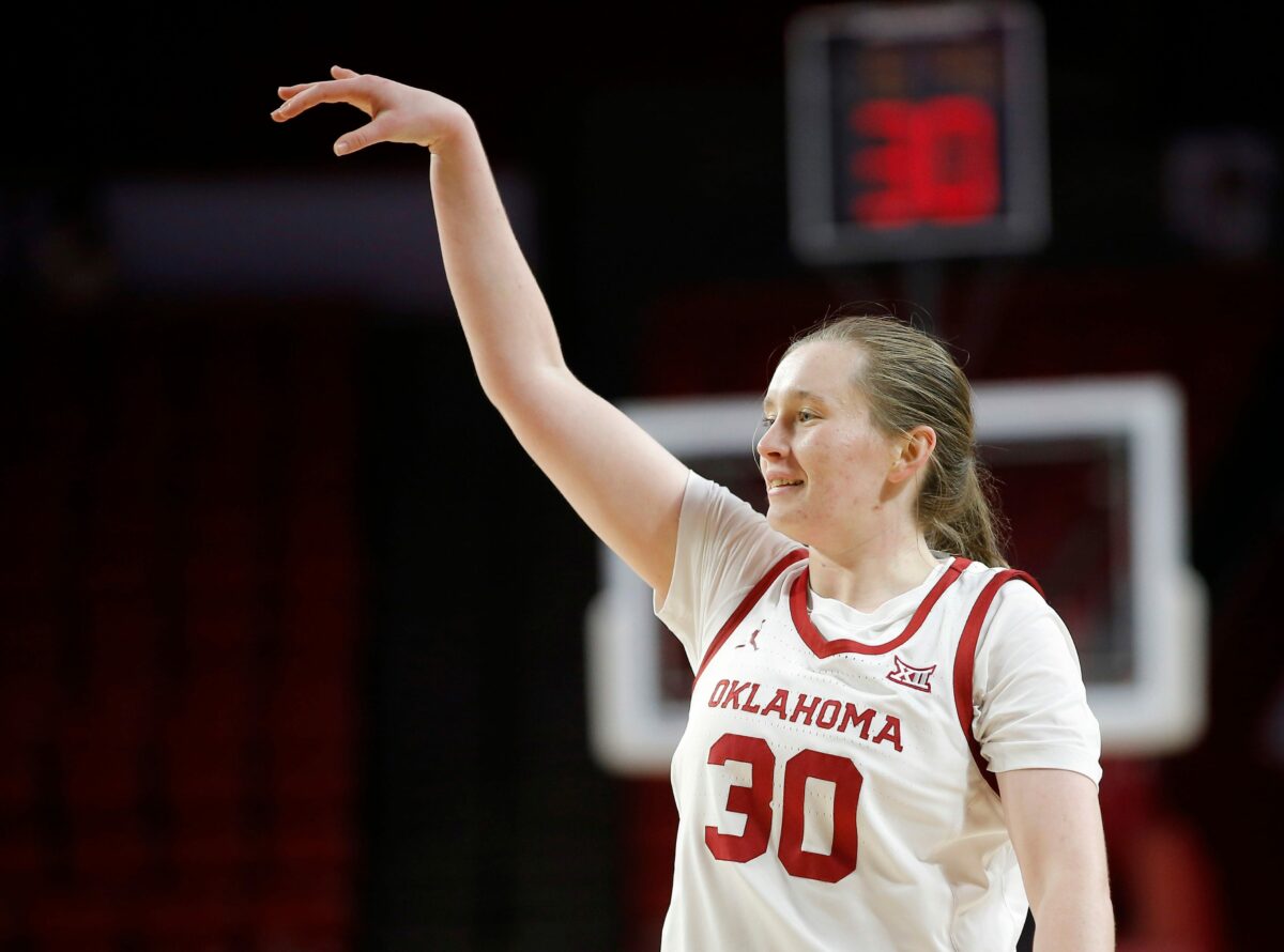 Oklahoma’s Taylor Robertson played absolutely lights out to break the NCAA 3-point record