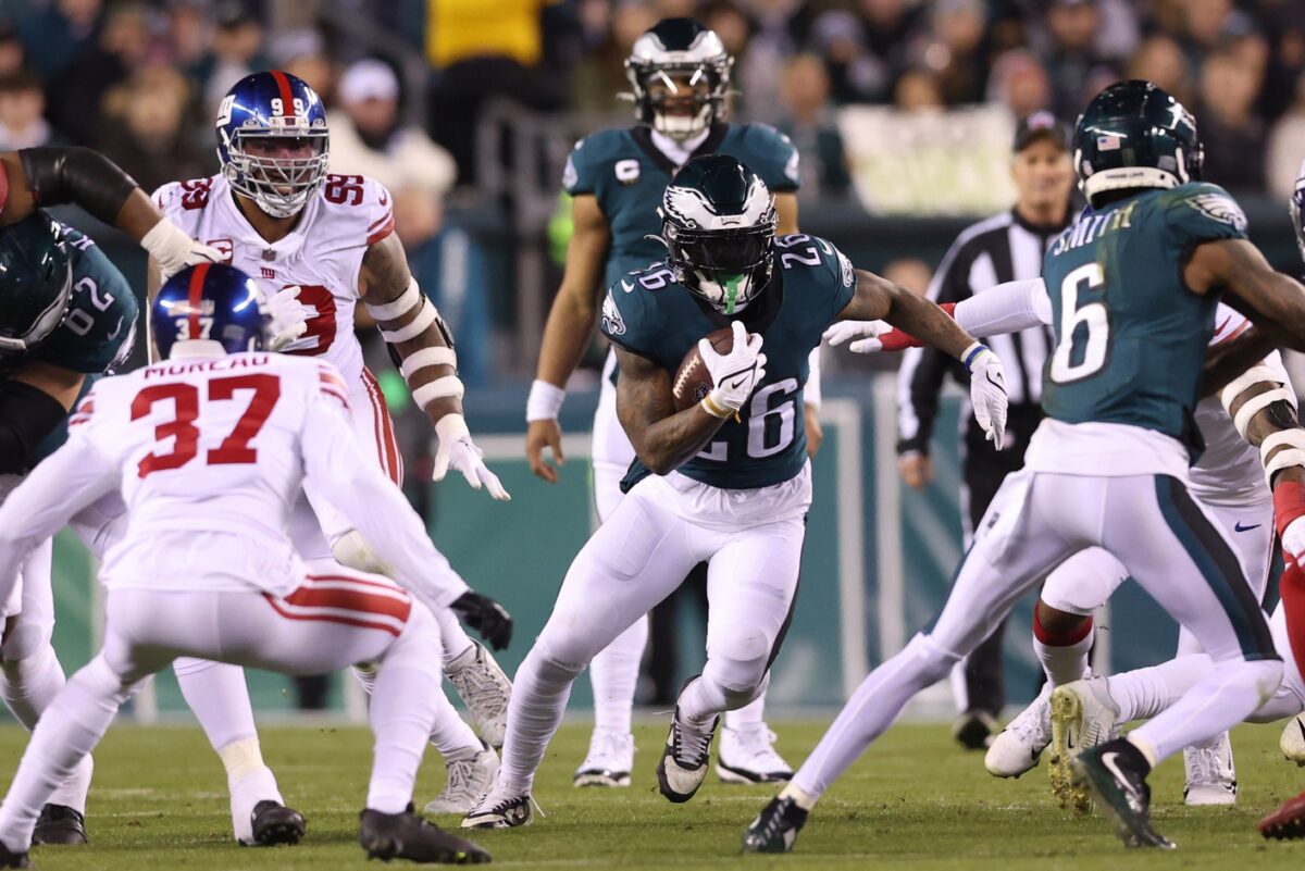 Top photos from Eagles 38-7 win over the Giants in divisional round