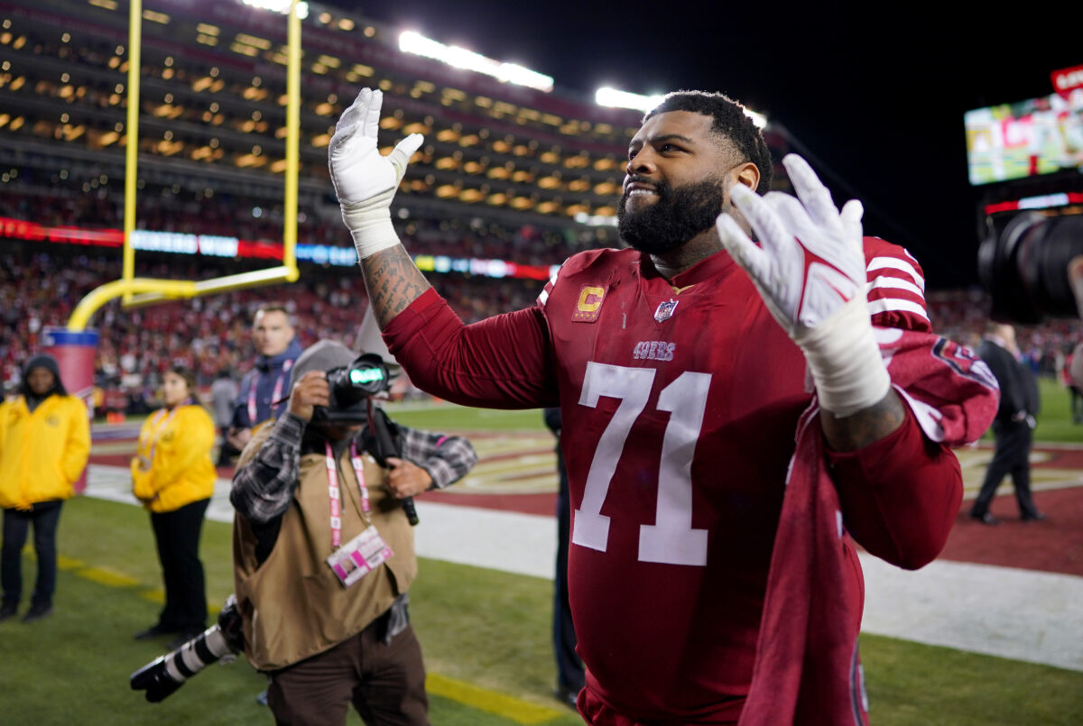 Trent Williams, K’Von Wallace ejected from NFC Championship game