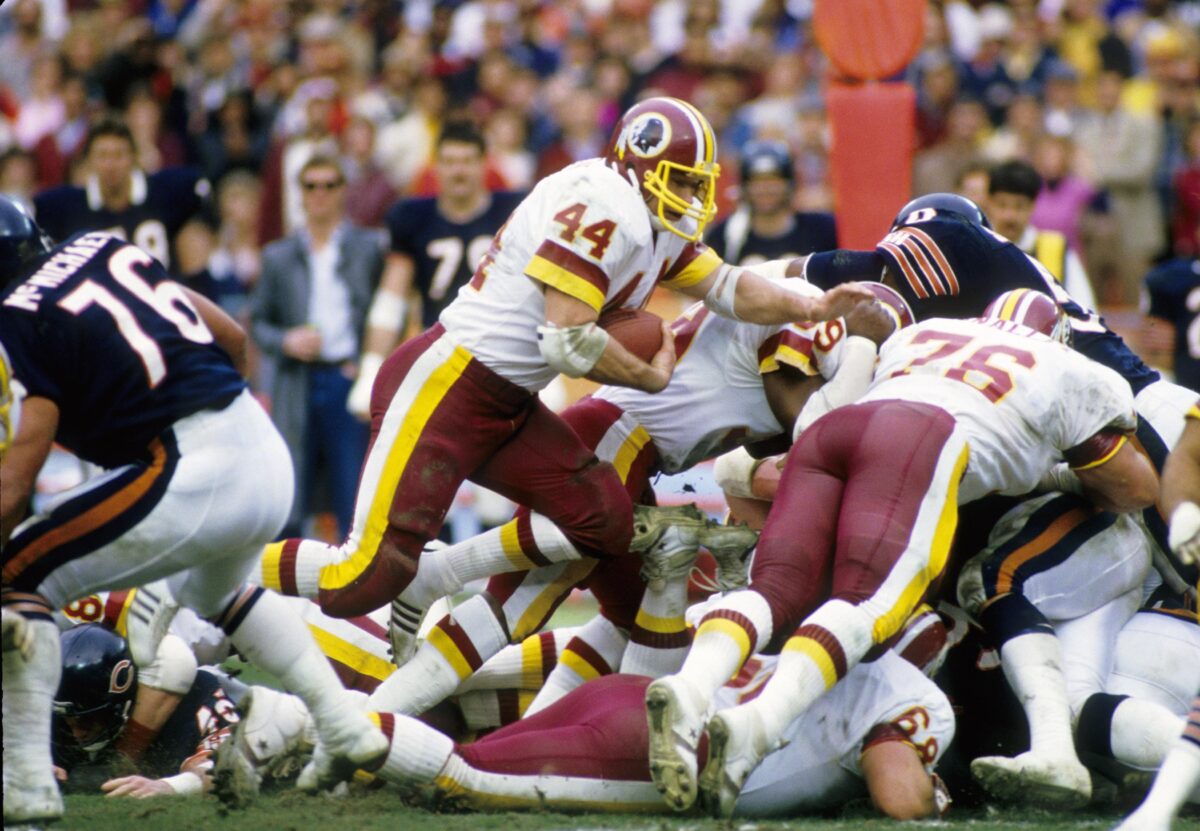 John Riggins took a bow for the RFK fans in the 82 playoffs