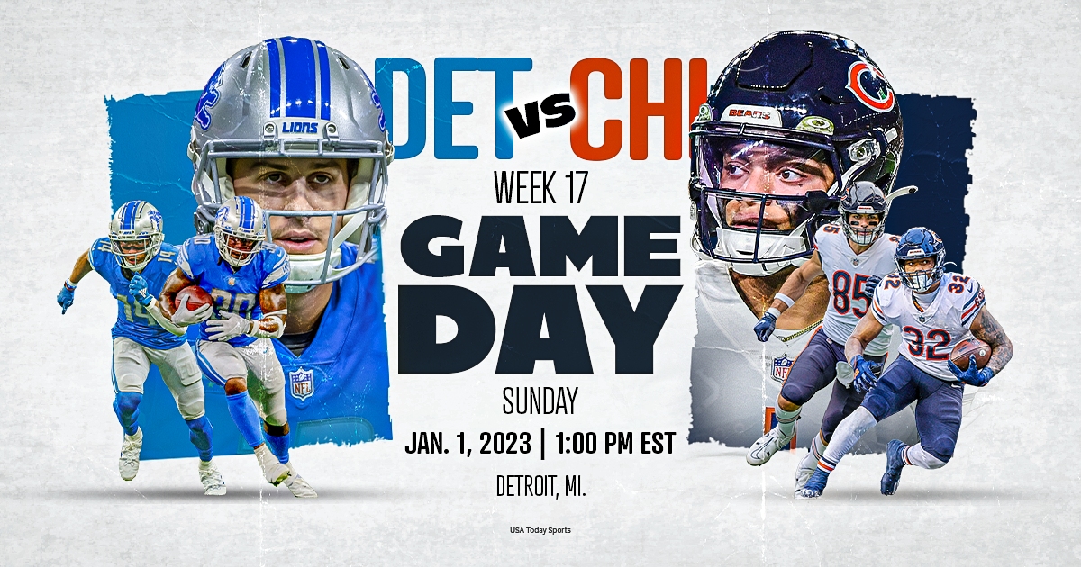 NFL games on TV today: Chicago Bears vs. Detroit Lions, live stream, channel, time, how to watch