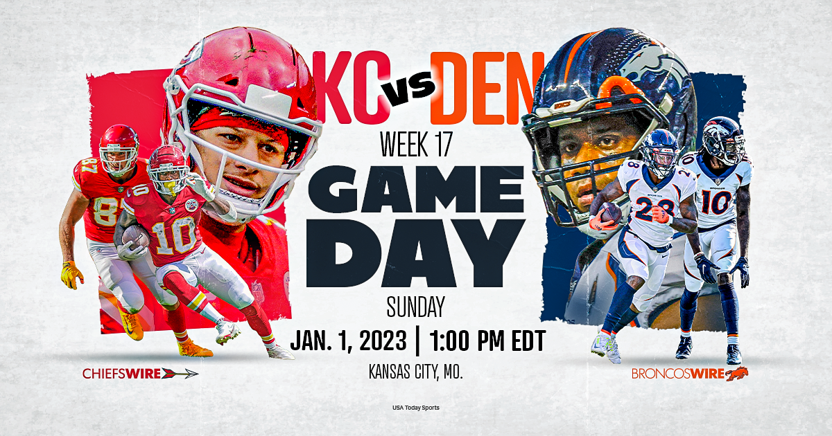 Chiefs vs. Broncos Week 17: How to watch, listen and stream online
