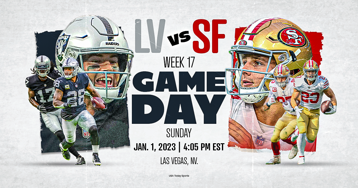 NFL games on TV today: San Francisco 49ers vs. Las Vegas Raiders, live stream, channel, time, how to watch