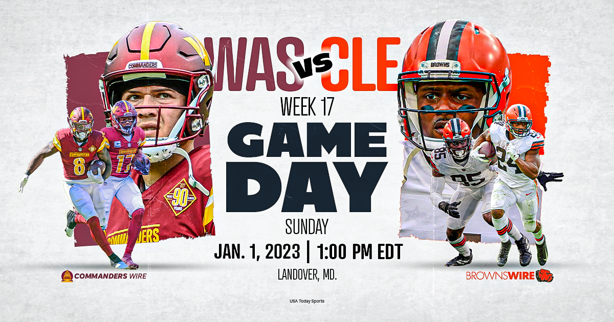 How to watch Commanders vs. Browns: Time, TV and streaming options for Week 17