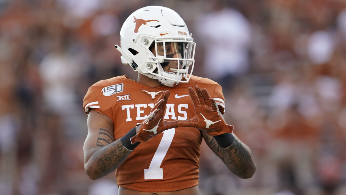 WATCH: Texas signee Derek Williams picks off Oklahoma’s Jackson Arnold